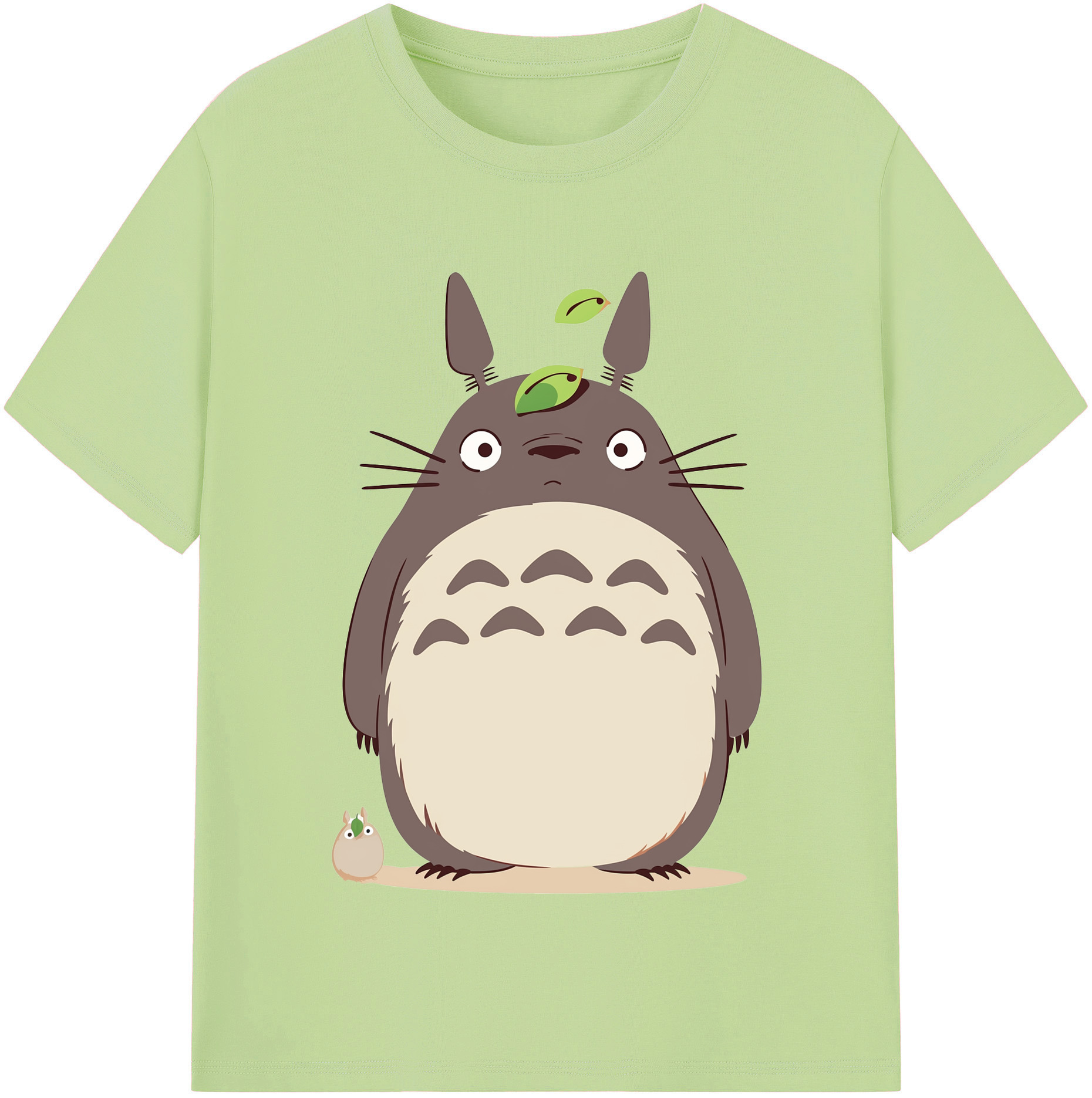 （画像用） となりのトトロ 草壁メイ 草壁サツキ My Neighbor Totoro Satsuki Kusakabe Mei Kusakabe 綿100％半袖Tシャツ（フロントプリント）